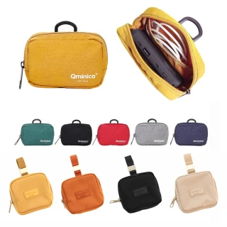 【WHOSE BAG】Qminica馬卡龍色收納包零錢包鑰匙包 NO.QM016(卡包 鑰匙包)