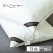【BBL Premium】JIS20/80蓬彈羽絨枕CN9系列-銀灰(2入)