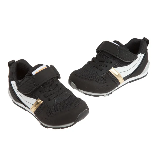 【布布童鞋】Moonstar日本Hi系列黑金色兒童機能運動鞋(I0QS66D)