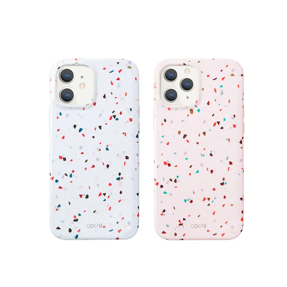【UNIQ】iPhone12/12 Pro Coehl 水磨石設計全包覆防摔手機殼