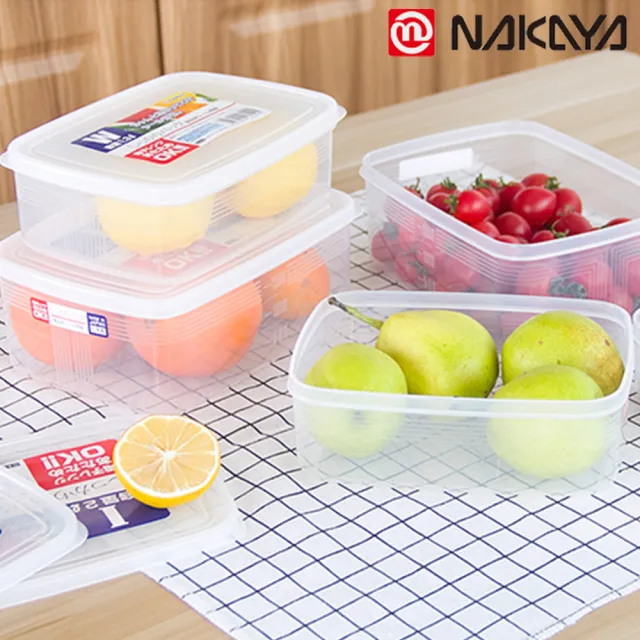 【日本NAKAYA】日本製造透明收納/儲物/食物可微波保鮮盒超值16件組(收納 儲物 食物保鮮盒)