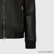 【ALLSAINTS】BOYTON 時尚極簡拉鍊口袋飛行員羊皮皮衣夾克外套-黑 ML048T