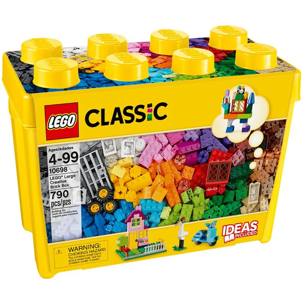 【LEGO 樂高】LT10698 Classic 經典基本顆粒系列 - 大型創意拼砌盒(基本顆粒)