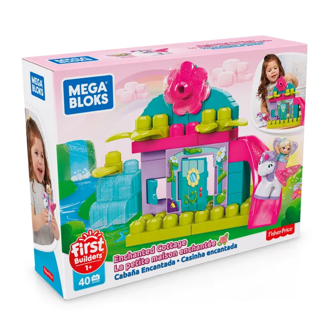 【Mega Bloks 美高積木】魔法小屋(兒童積木/大積木/學習積木/創意DIY拚搭/男孩玩具/女孩玩具)