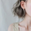 【Emi 艾迷】韓系925銀針清新櫻桃鋯石珍珠耳勾耳環