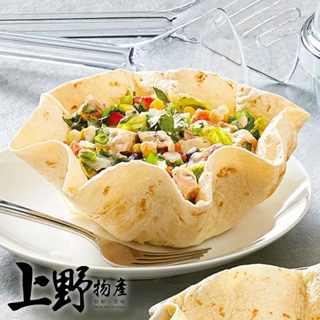 【上野物產】Mexican Taco 墨西哥捲餅皮 X4包(350g±10%/10片/包)