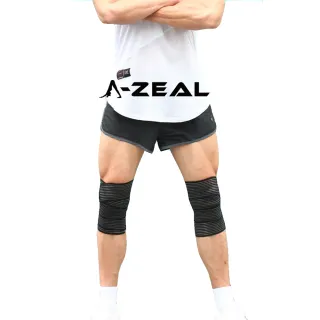 【A-ZEAL】高彈力可調整纏繞式綁帶護膝男女適用(彈力加壓穿戴舒適SP7092-買1支送1支)