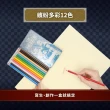 【sun-star】日本進口 鬼滅之刃典藏版鐵盒彩色鉛筆 12色(12色/多彩/色鉛筆/彩色筆)