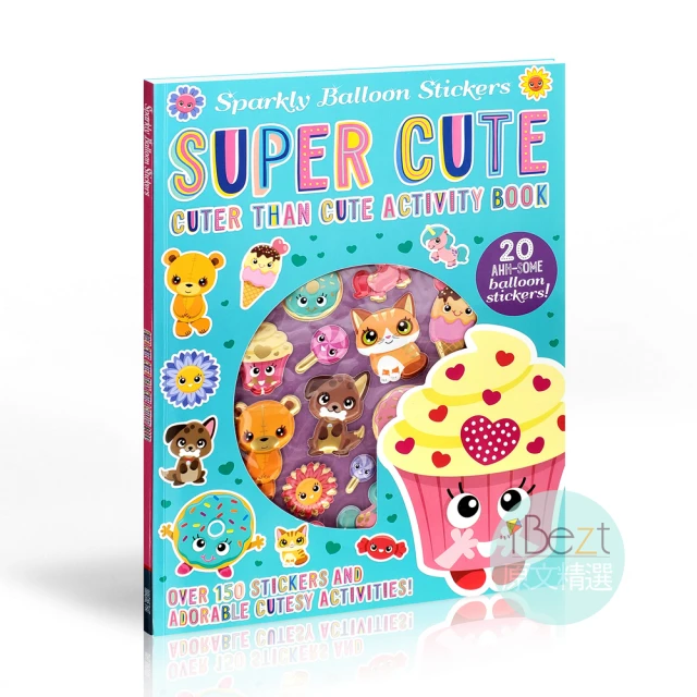 【iBezt】Sparkly Balloon Stickers Super Cute(3D貼紙和超過150張可愛貼紙)