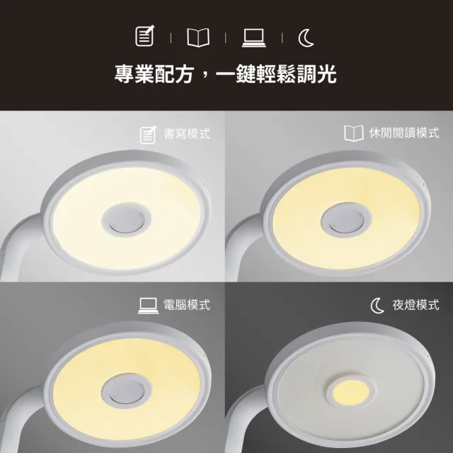 【Philips 飛利浦】品伽 LED全光譜護眼檯燈66102(PD001)