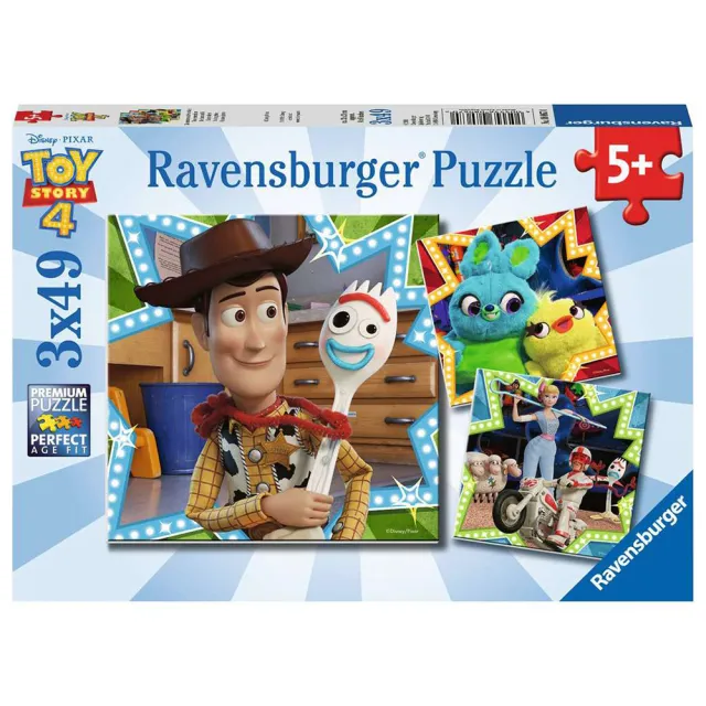 【德國Ravensburger】維寶拼圖 玩具總動員4 -3*49片