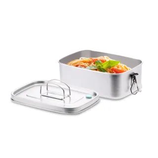 【CookPower 鍋寶】不鏽鋼單層便當盒2入組(EO-SSB61100Z2)