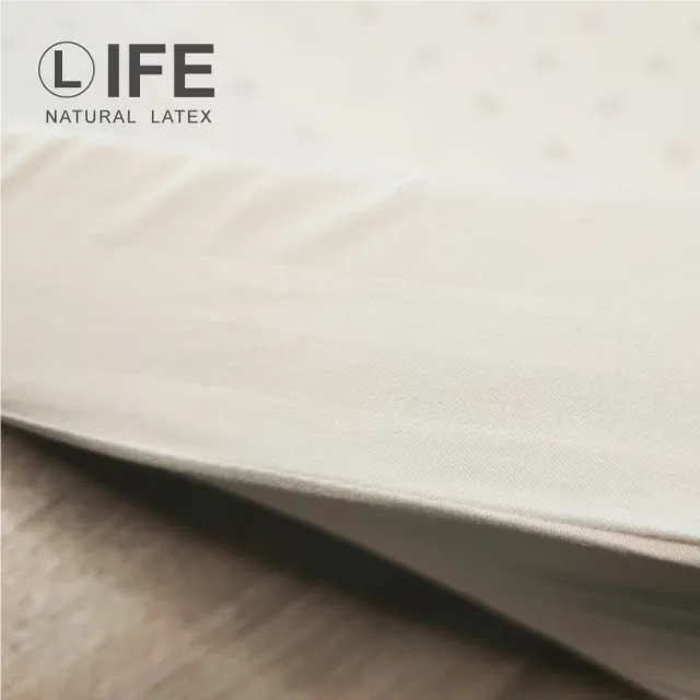 【Life】最新製程泰國5cm天然乳膠床墊 - 單人加大3.5尺(天然乳膠 雙面護膜 一體成型)