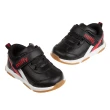 【布布童鞋】Miffy米飛兔黑色輕量皮質寶寶學步鞋(L0Q107D)