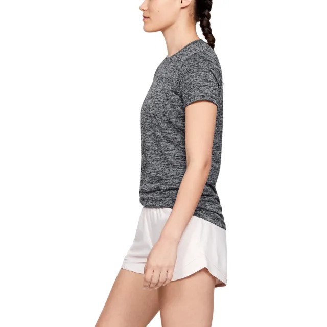 【UNDER ARMOUR】UA 女 Tech短T-Shirt_1277206-001(黑)