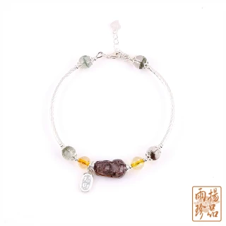 【雨揚】【雙12年終慶】綠幽靈貔貅純銀手鍊