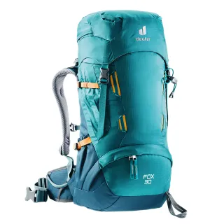 【deuter】FOX 30+4L拔熱式背包(3611121湖藍/藍/登山健行包/休閒旅遊包/青少年適用)