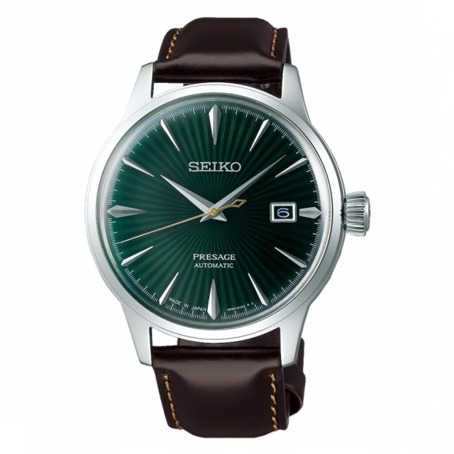 SEIKO 精工 Presage Cocktail 調酒師機械錶-40mm(SRPD37J1)