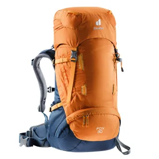 【deuter】FOX 30+4L拔熱式背包(3611121芒果黃/暗藍/登山健行包/休閒旅遊包/青少年適用)