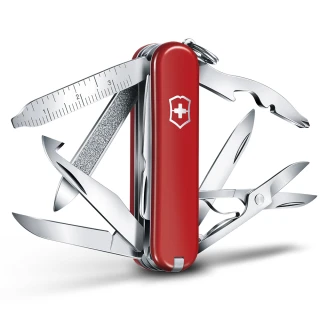 【VICTORINOX 瑞士維氏】MiniChamp18用瑞士刀/紅(0.6385)