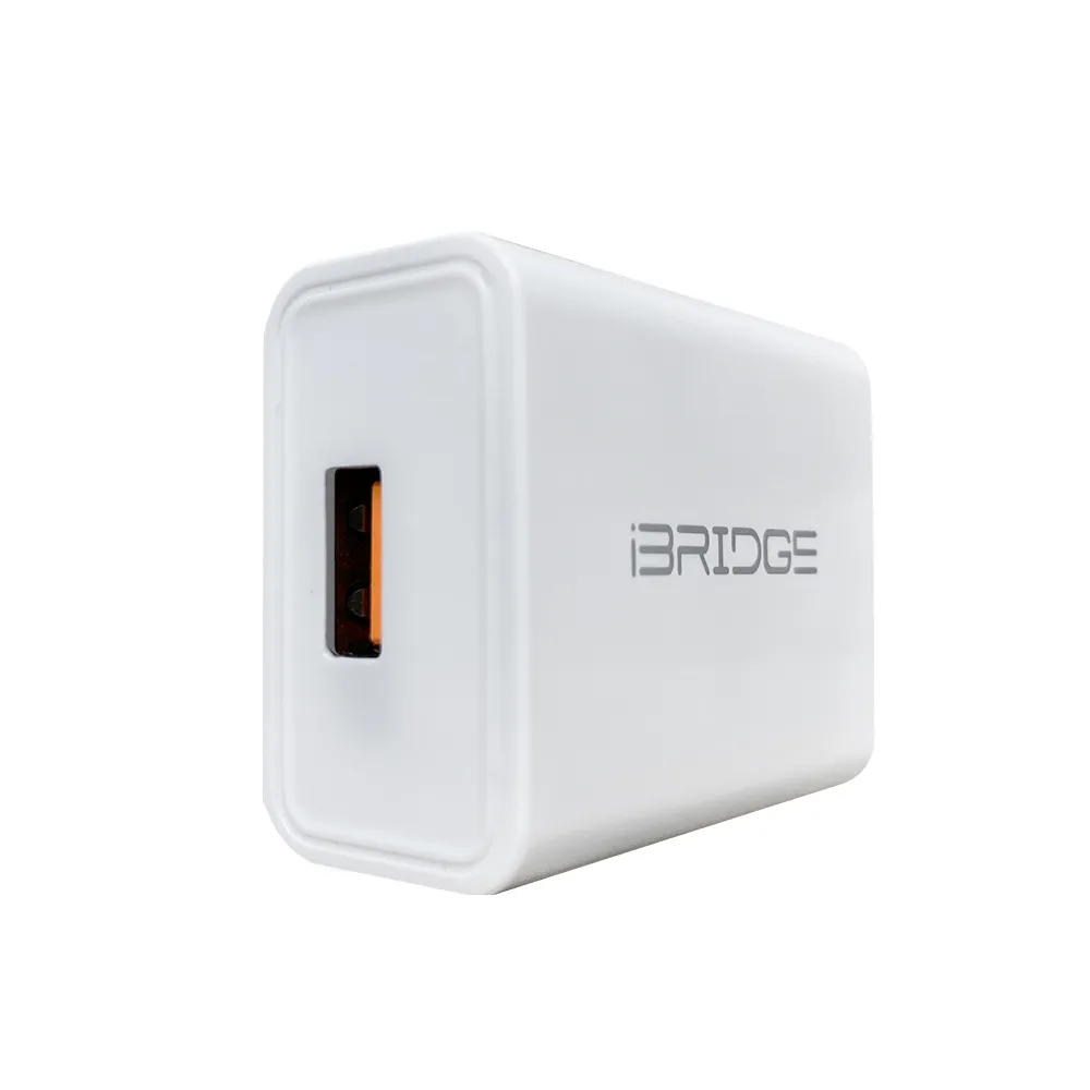 【iBRIDGE】18W USB-A 單孔QC快速充電器(IBC004)