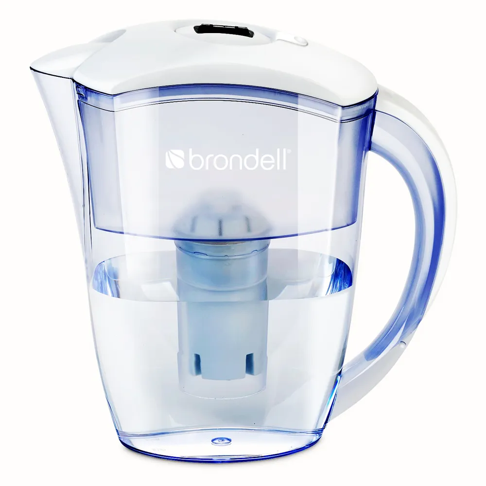 【Brondell】極淨白濾水壺+7入芯
