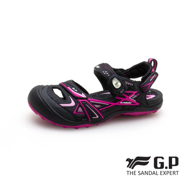 【G.P】親子戶外越野護趾鞋G1642W-黑桃色(SIZE:33-39 共二色)