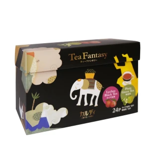 【咖樂迪咖啡農場】TeaFantasy 荔枝紅茶&梅子綠茶2gx24入x1盒