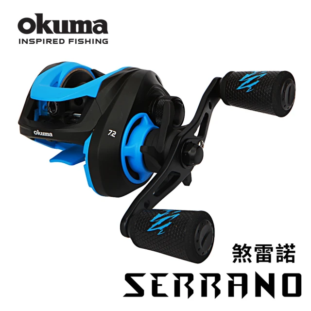 OKUMA Serrano 煞雷諾 擬餌拋投捲線器-SRN100HA(齒比7.2:1-右手配備)