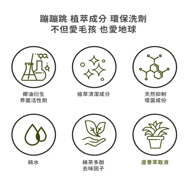 【bonbonpet 蹦蹦跳】寵物居家潔淨/地板清潔劑1000ml*2入(台灣製/寵物家庭/除異味/植萃安全)