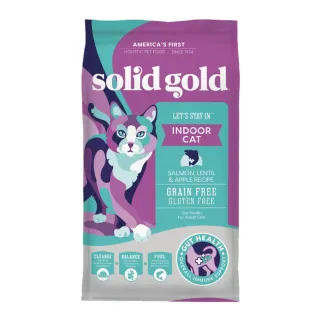 【Solid gold 素力高】速利高 宅宅貓吃魚-室內化毛貓-12磅(無穀超級寵糧)