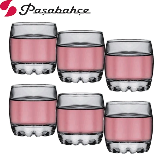 【Pasabahce】圓珠底玻璃小酒杯80cc(6入組)