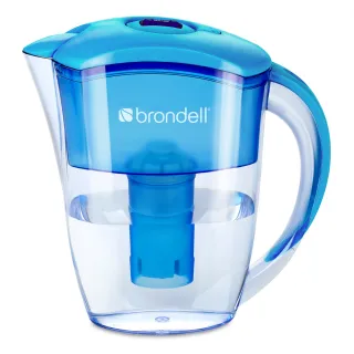 【Brondell】極淨藍濾水壺+7入芯