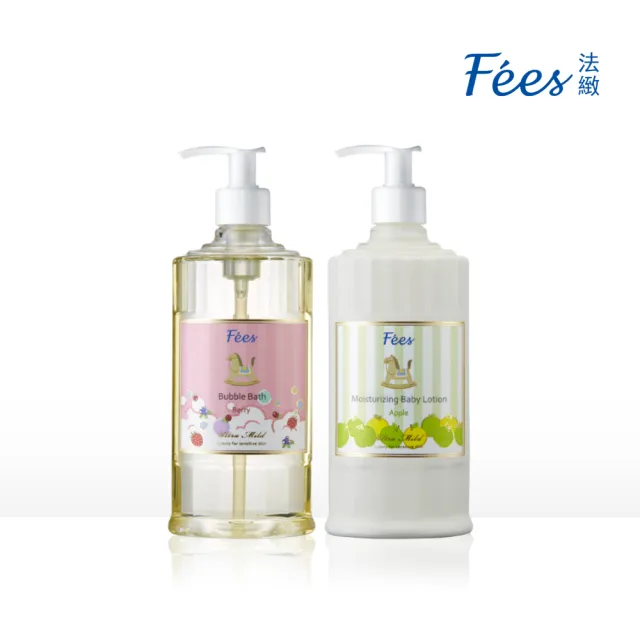 【Fees 法緻】嬰兒柔護泡泡露300ml+滋潤保濕乳液300ml