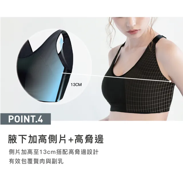【Clany 可蘭霓】2件組 高包覆無鋼圈B-E透氣運動內衣 吸濕排汗 包副乳 穩定防震(台灣製.顏色隨機出貨)