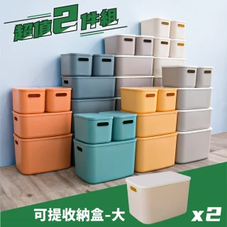 可提大型收納盒-2入-七色任選(YG-132-s8)