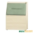 【綠活居】羅門   現代3.5尺皮革單人床頭箱(三色可選)