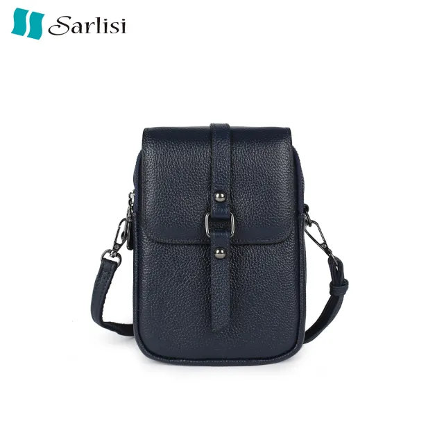 【Sarlisi】質感包包真皮頭層牛皮小包包新款潮迷你斜背包手機包單肩包