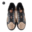 【COACH】COACH專櫃款LOWLINE灰字LOGO PVC帆布飾皮革低筒運動鞋(多色)
