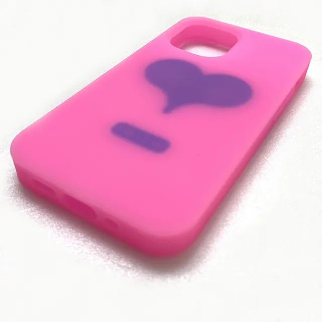 【Candies】iPhone 12 Mini 適用5.4吋 愛的關注手機殼(粉)