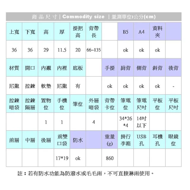 【NEW STAR】肩背包 日系簡約防水多口袋側背包包 托特包 公事包 筆電包 男 女 男包 BB41