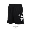 【asics 亞瑟士】男短褲-亞瑟士 慢跑 運動 台灣製 針織 三分褲 黑白(2053A139-001)