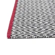 【HOLA】阿米爾印度棉編織地墊100x140 幾何黑紅