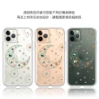 【apbs】iPhone 11 Pro Max / 11 Pro / 11 輕薄軍規防摔施華彩鑽手機殼(星月)