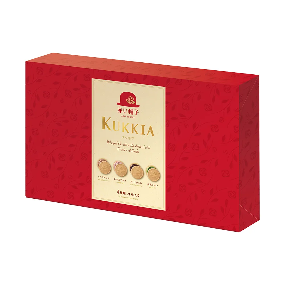 【Kenji 健司】紅帽子法蘭酥綜合禮盒 24入/盒(附贈提袋 年節送禮)