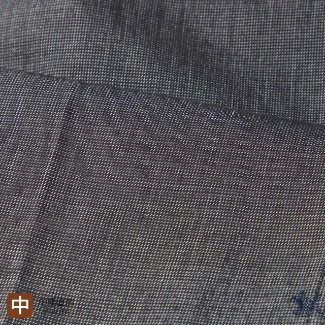 【NST JEANS】鐵灰點狀織紋 重磅 斜口袋商務休閒男褲-中腰直筒(398-66763)