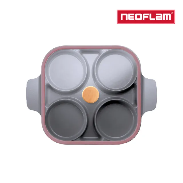 【NEOFLAM】韓國製Steam Plus Pan雙耳烹飪神器&玻璃蓋-兩色任選(IH爐適用/不挑爐具/含玻璃蓋)