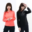 【遊遍天下】二件組 女款抗UV防曬涼感吸濕排汗機能長袖POLO衫GL1016(M-5L)
