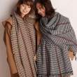 【小魚嚴選】時尚保暖千鳥格羊絨圍巾(聖誕交換禮物、保暖)