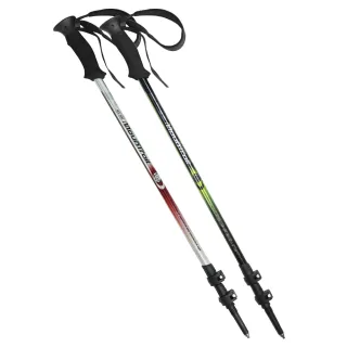 【Yenzch】登山杖/直柄三節 7075航太級/外鎖式 RM-10623(二色可選 台灣製)